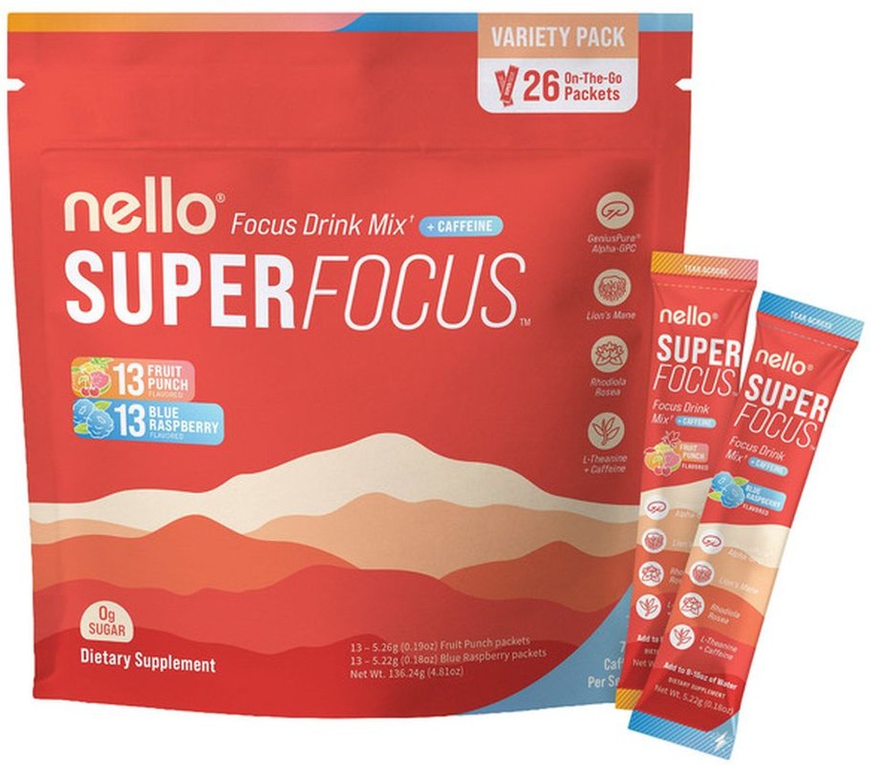 Superfocus Drink Mix, 26-ct, Variety Pack