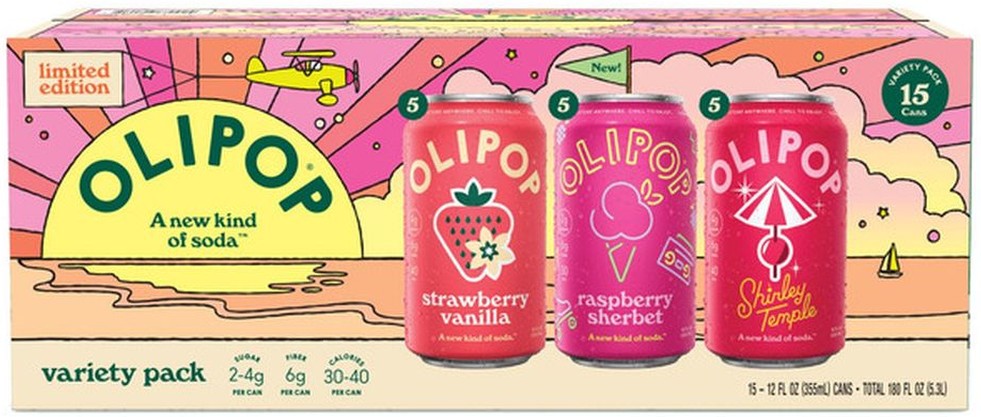 Spring Soda Variety Pack, 12 fl oz, 15-count