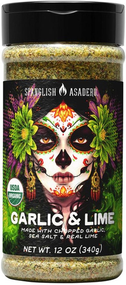 Organic Garlic & Lime Seasoning, 12 oz