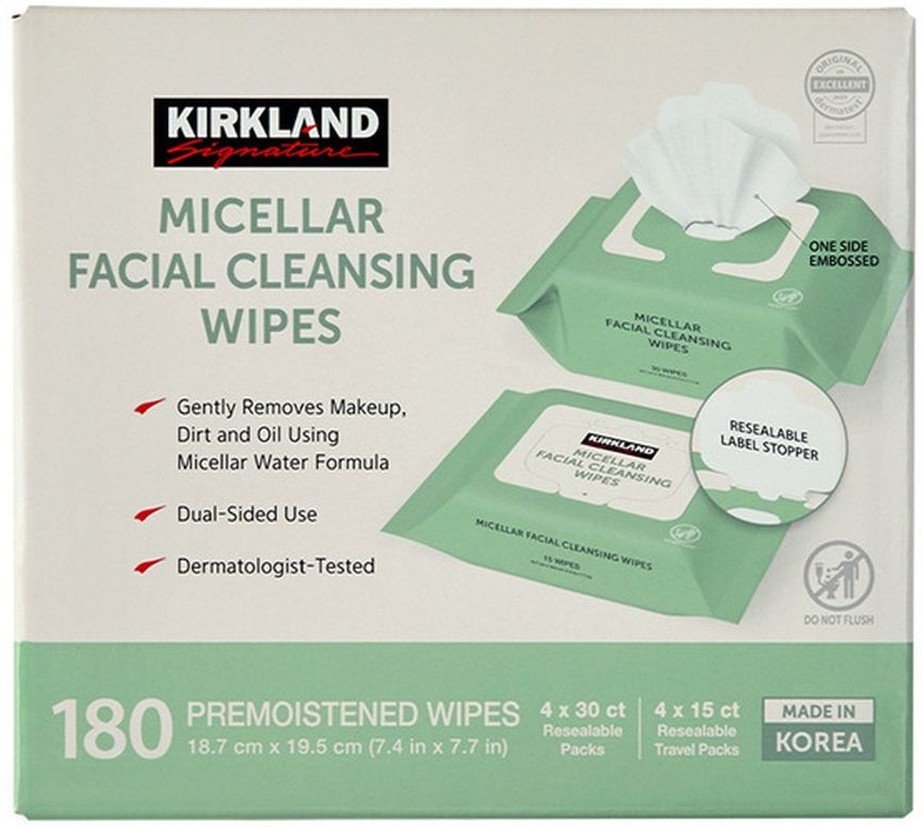 Micellar Facial Cleansing Wipes 180-count