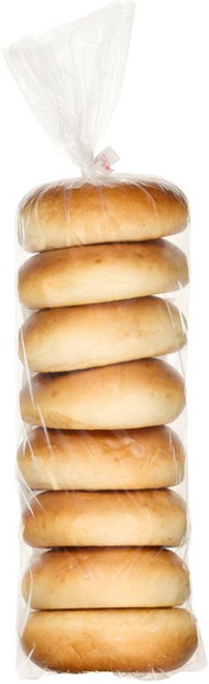 Plain Bagels, 8-count
