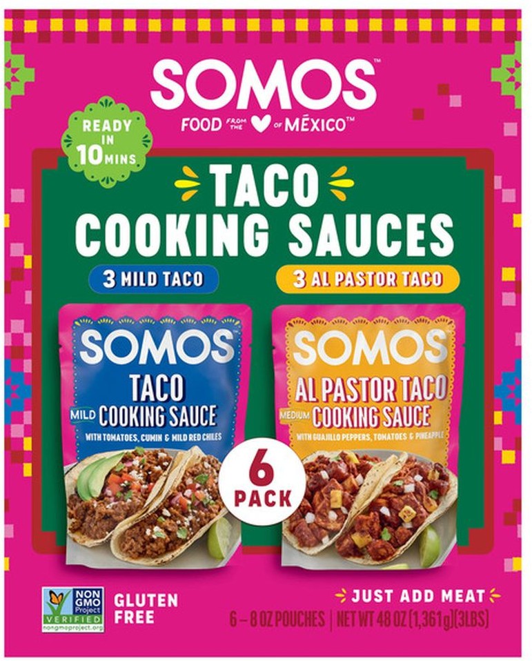 Taco Cooking Sauce Variety Pack, 8 oz, 6-count