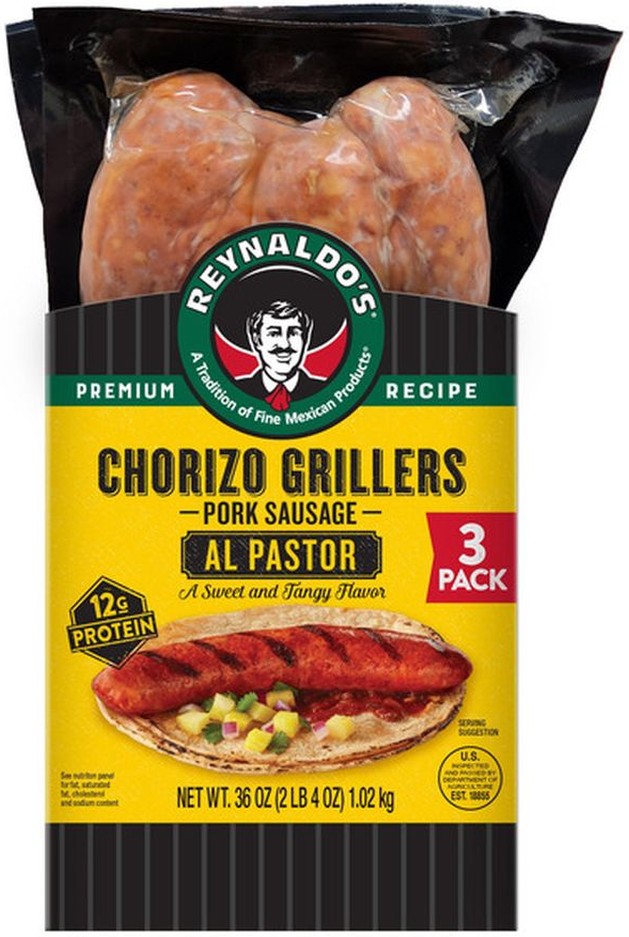 Chorizo Grillers Al Pastor Pork Sausage, 12 oz, 3-count