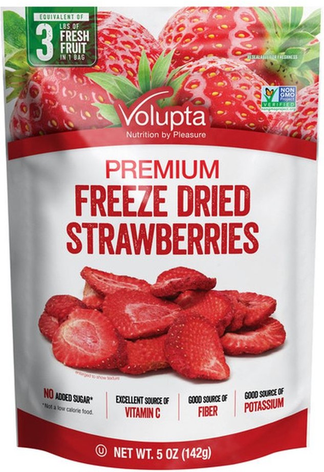 Premium Freeze Dried Strawberries, 5 oz