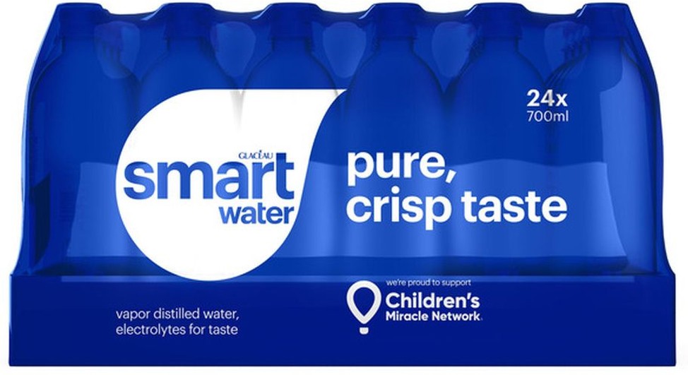 Smart Water, 700 ml, 24-count