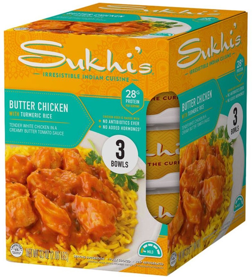 Butter Chicken w/ Turmeric Rice Lunch & Dinner Bowl Meals