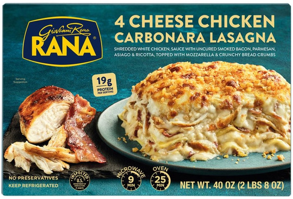 4 Cheese Chicken Carbonara Lasagna, 40 oz