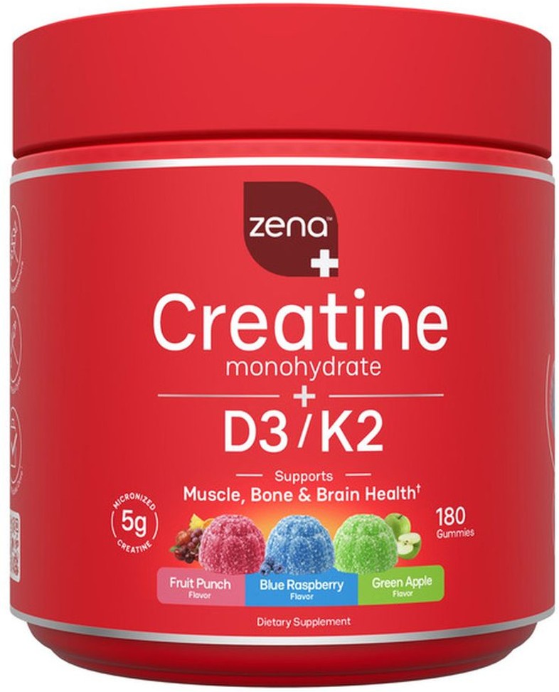 Creatine Gummies + D3/K2, Variety Pack