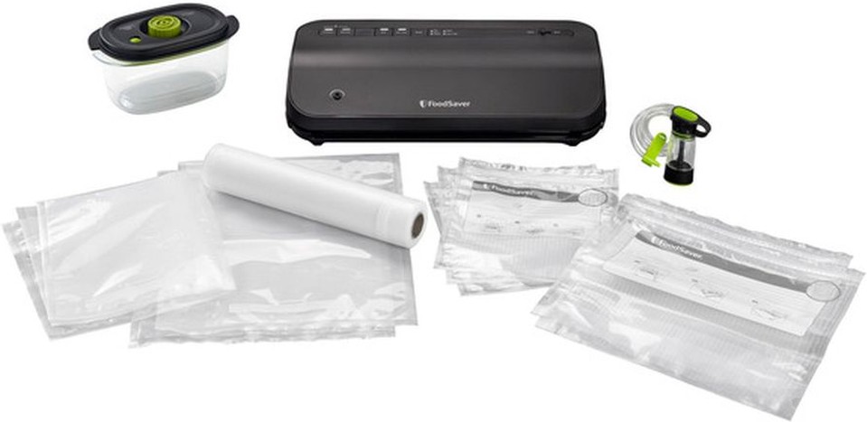 Vacuum Sealer Appliance with Bags and Marinate Container