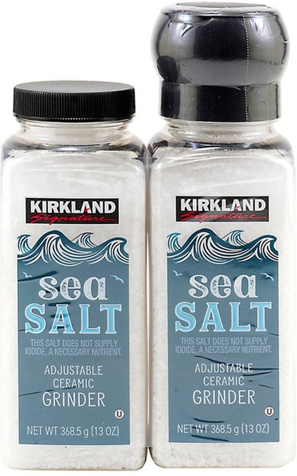 Sea Salt, Grinder with Refill, 13 oz each, 2-count