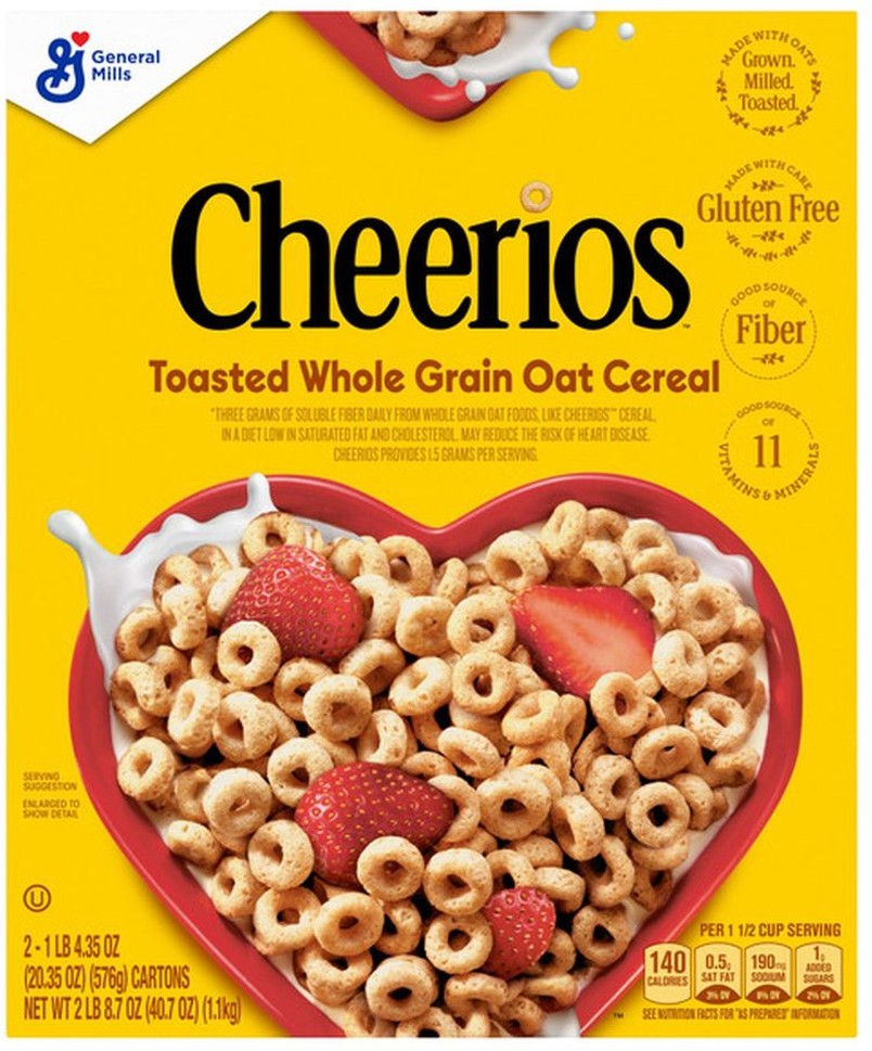 Cheerios Cereal, 20.35 oz, 2-count