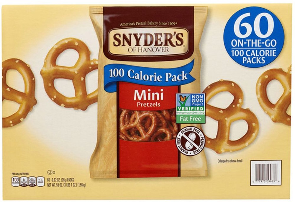 100 Calorie Mini Pretzel, 60 x 0.92 oz