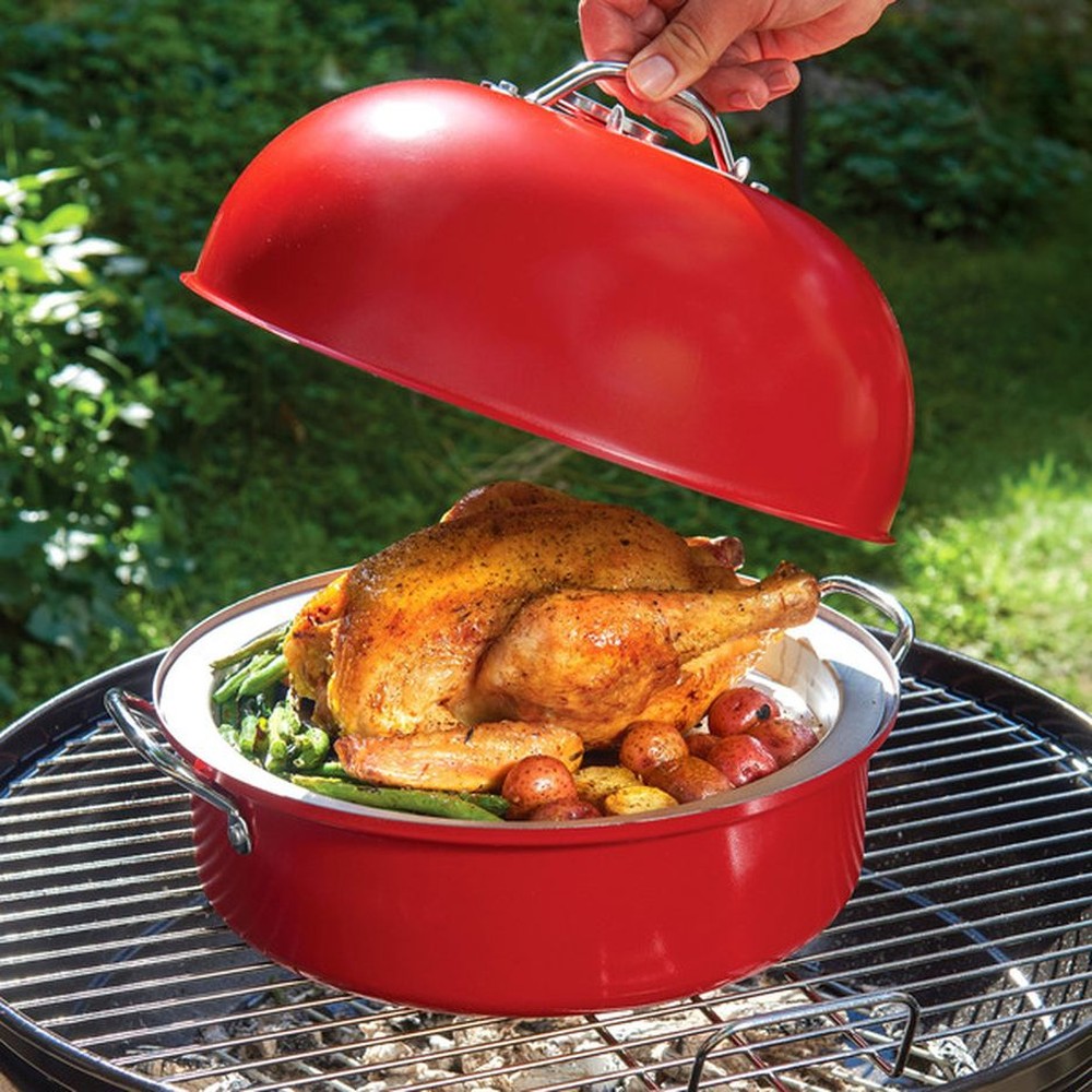 Deluxe Kettle Smoker with 5 Woodchip Varieties