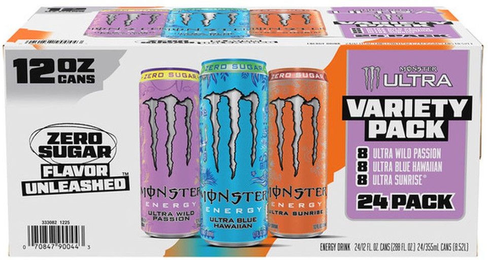 Energy Drink, Ultra Variety Pack, 12 fl oz, 24-count