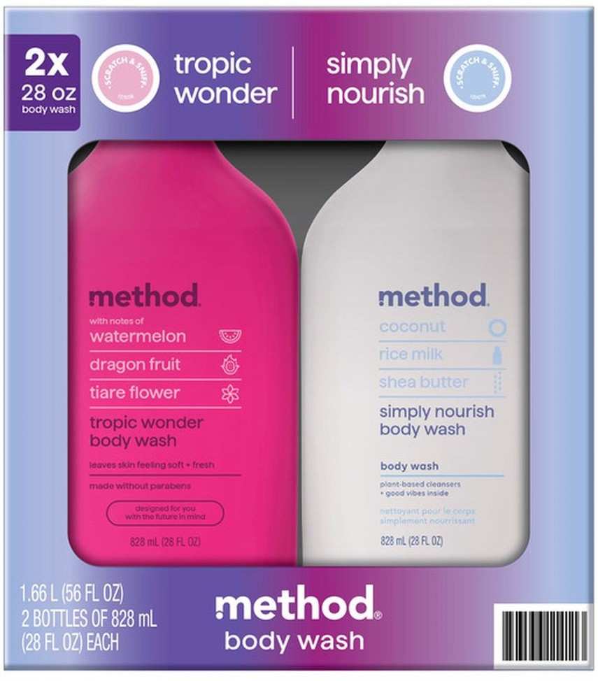 Body Wash, (2) 28 fl oz