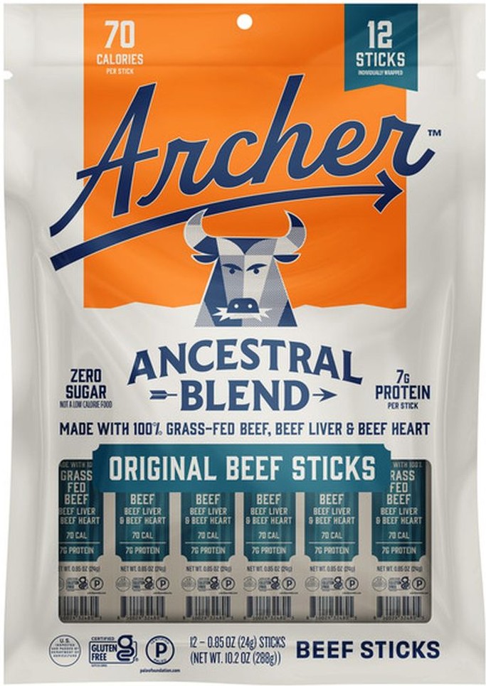 Ancestral Blend Beef Sticks, 0.85 oz, 12-count