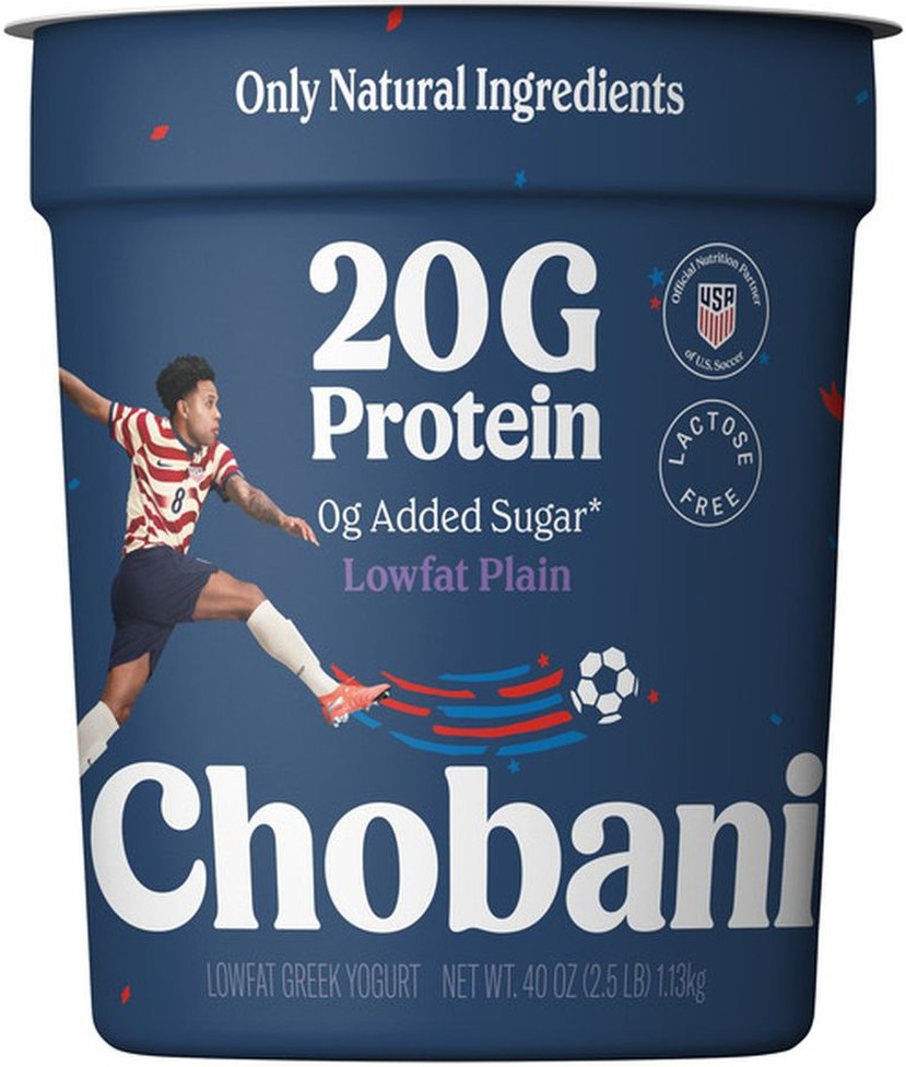 20g Protein Lowfat Plain Greek Yogurt, 40 oz