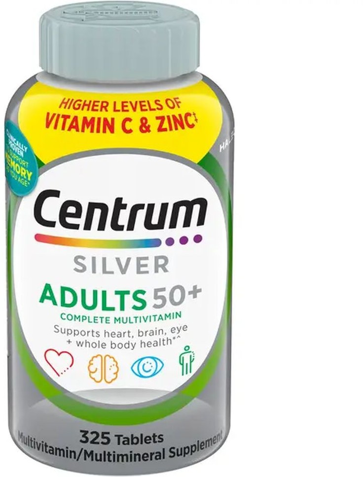 Silver Adults 50+, 325 Tablets