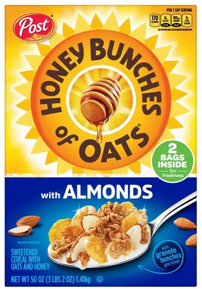 Honey Bunches of Oats with Almonds Cereal, 50 oz