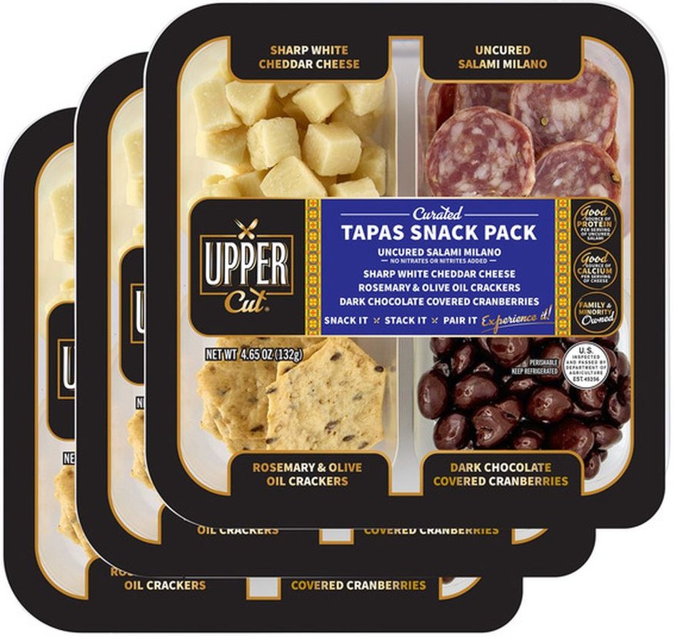Curated Tapas Snack Pack, 4.65 oz, 3-count