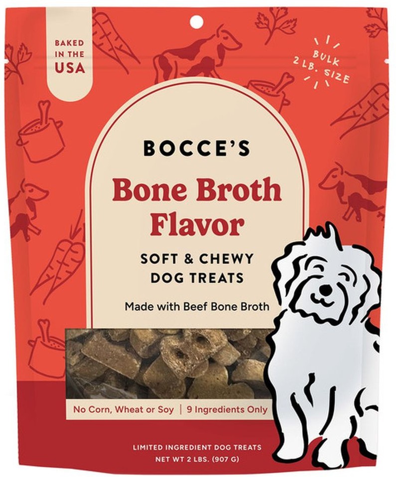 Limited Ingredient Dog Treats, Bone Broth Flavor, 32 oz
