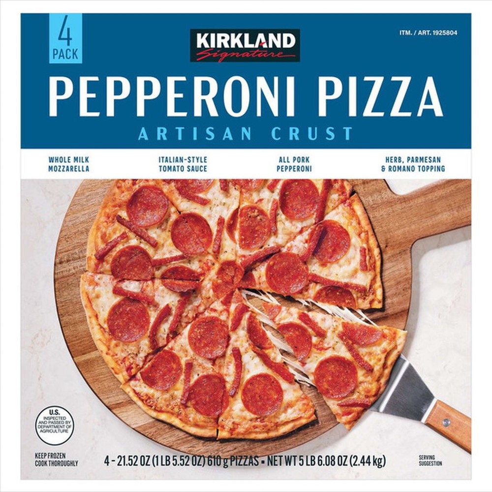 Artisan Crust Pepperoni Pizza, 21.52 oz, 4-count