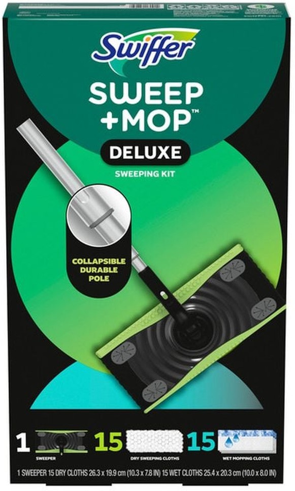 Sweep + Mop Deluxe Sweeping Kit