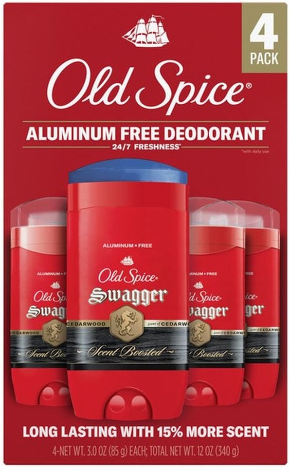 Swagger Deodorant Scent Boosted, 3 oz, 4-pack