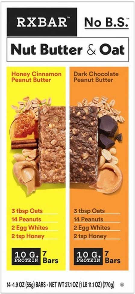 Nut Butter and Oat Bars, 14-count
