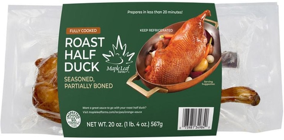 Roasted 1/2 Duck