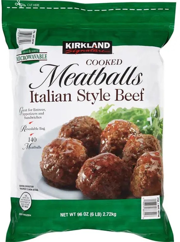 Italian Style Beef Meatballs, 6 lbs