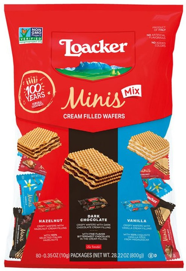 Mini Wafer Cookies Variety, .35 oz, 80-pack
