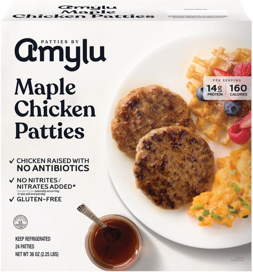 Maple Chicken Patties, 36 oz