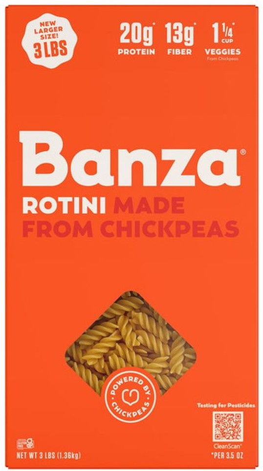 Chickpea Rotini, 3 lbs