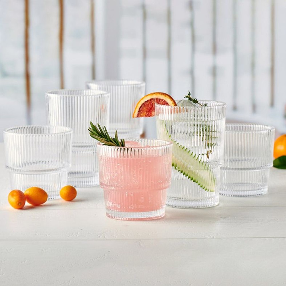 16-piece Stackable Drinkware Set