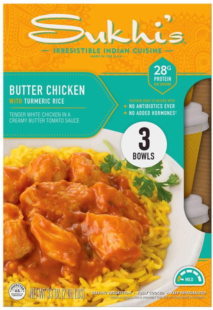 Butter Chicken With Tumeric Rice, 11 oz, 3-pack