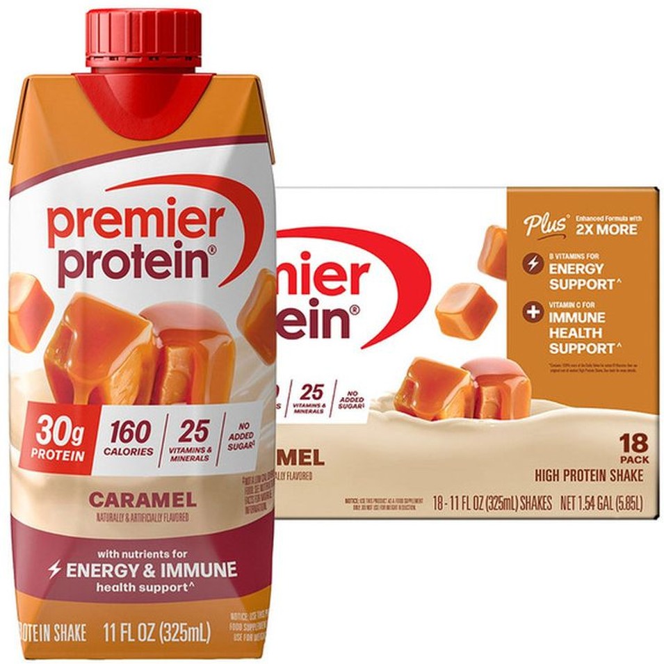 30g Protein Hormone Free Shakes 11 oz., 18-pack, Caramel