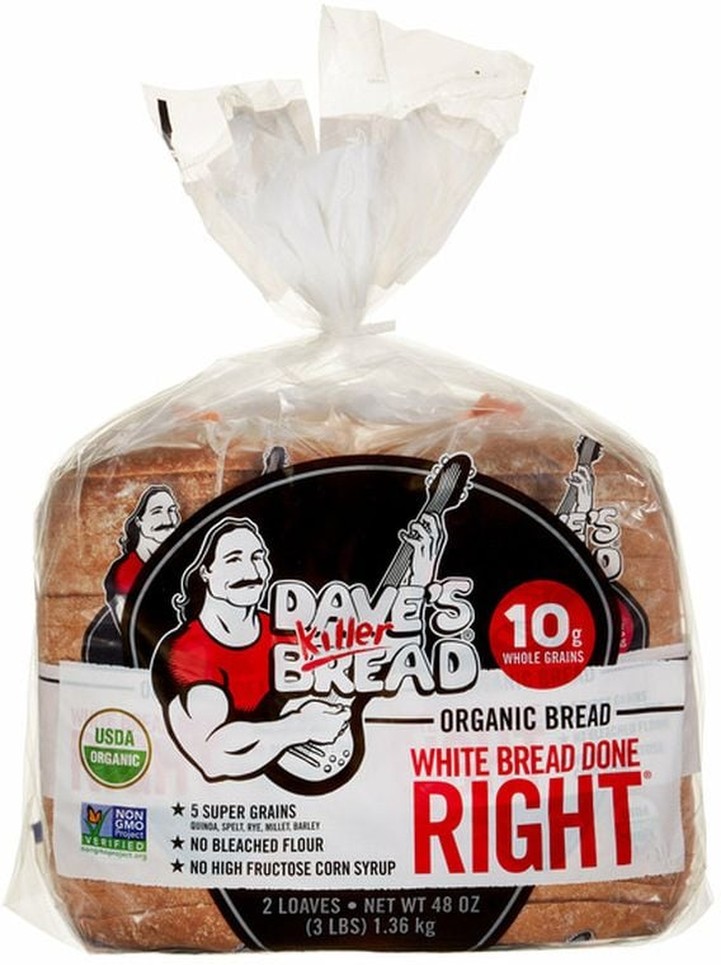 Organic White Bread, 24 oz, 2-count