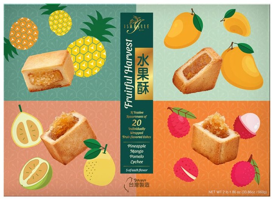 Fruitful Harvest Assortment Cakes, 20-pack