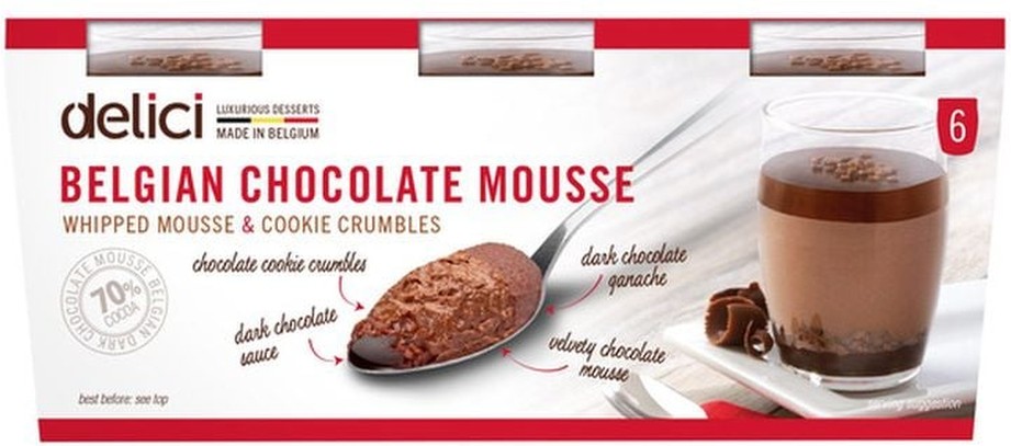 Chocolate Mousse, 6-count