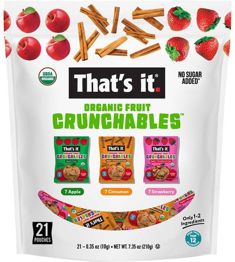 Organic Fruit Crunchables, 0.35 oz, 21-count