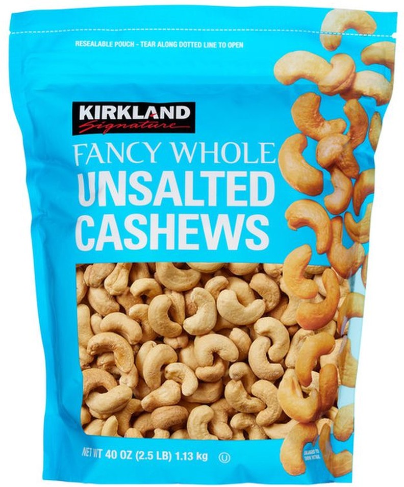 Fancy Whole Cashews, Unsalted, 40 oz