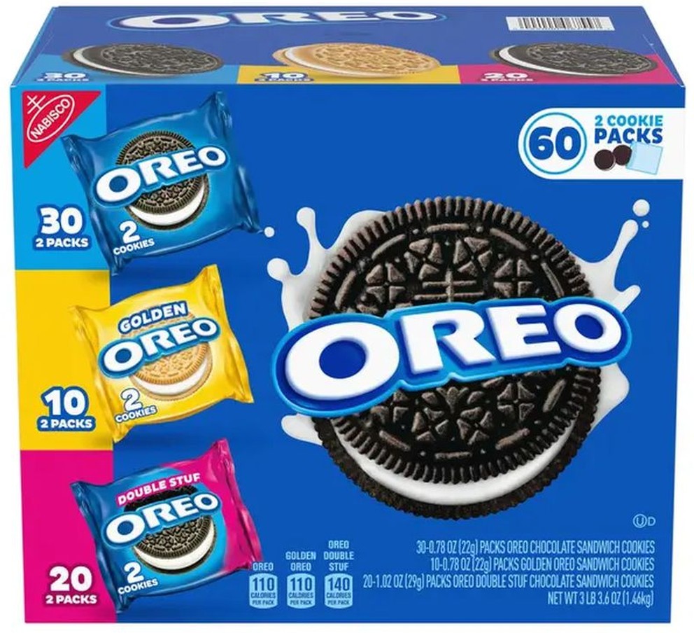 Sandwich Cookies, Variety Pack, 60-count
