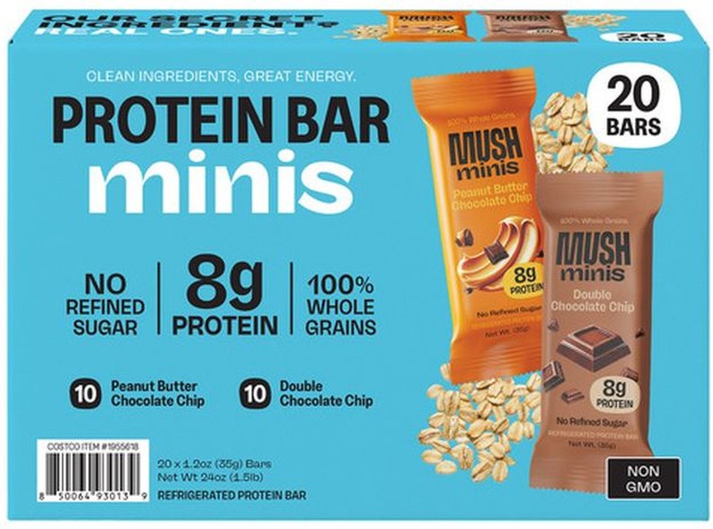 Protein Bars Minis, 1.2 oz, 20-pack