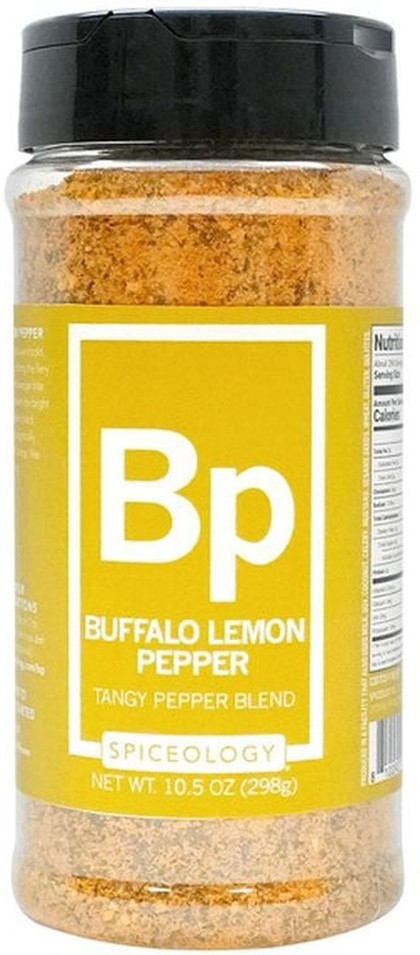 Buffalo Lemon Pepper, Tangy Pepper Blend, 10.5 oz