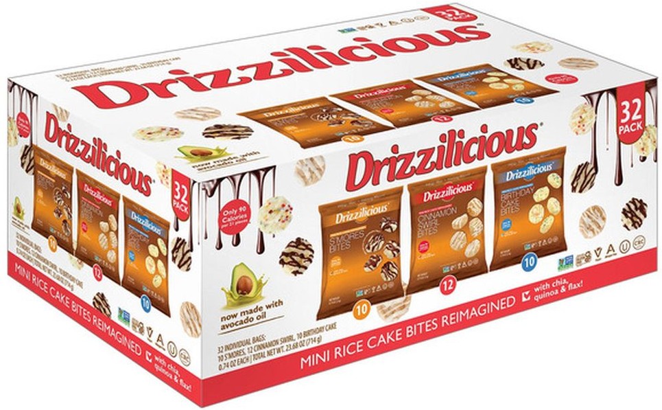 Mini Rice Cake Bites Variety Pack, 32 ct