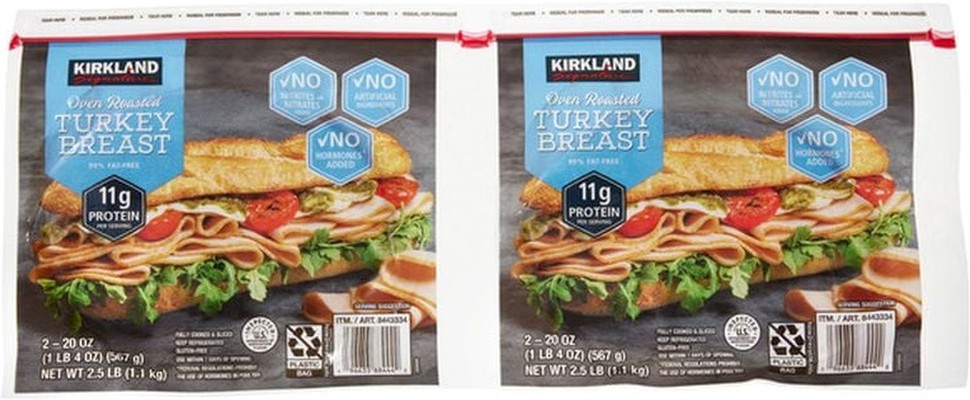 Sliced Turkey Breast, 20 oz, 2-count
