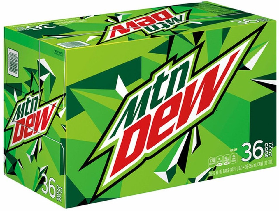 Mtn Dew, 12 fl oz, 36 ct