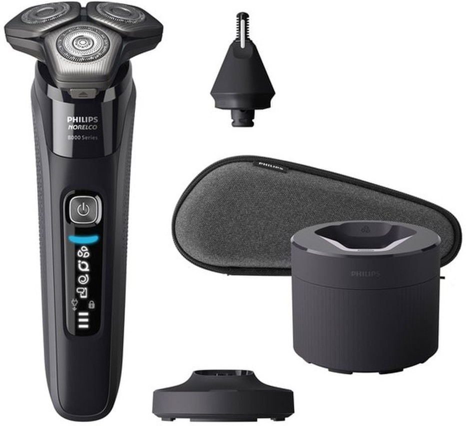 Norelco Shaver 8000, Electric Shaver, Wet & Dry, with SenseIQ