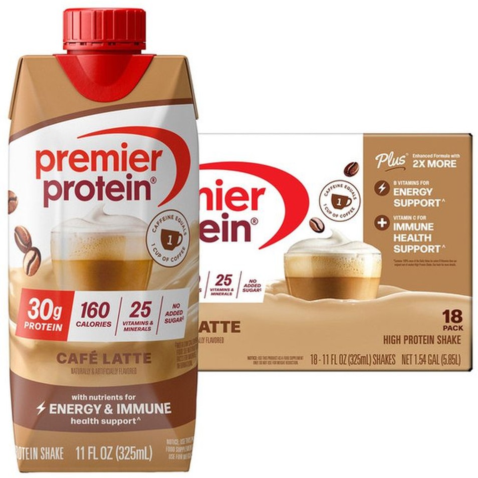 Protein Shake, Cafe Latte, 11 fl oz, 18 ct